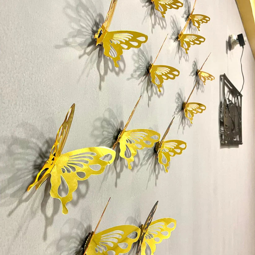 DIY 3D New Acrylic Mirror Butterflies